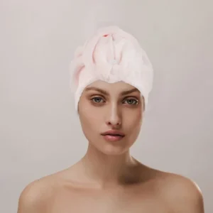 Hair Drying Towel Pink