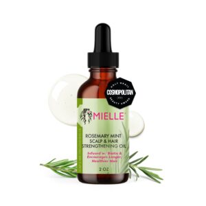 Mielle Rosemary Mint Scalp and Hair Strengthening Oil for Healthy Hair Growth