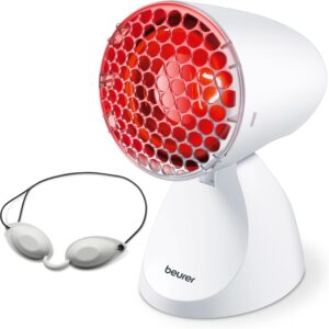 Beurer IL 11 Infrared Lamp with Protective Grille - Medical Device with Soothing Heat for Cold and Muscle Tension