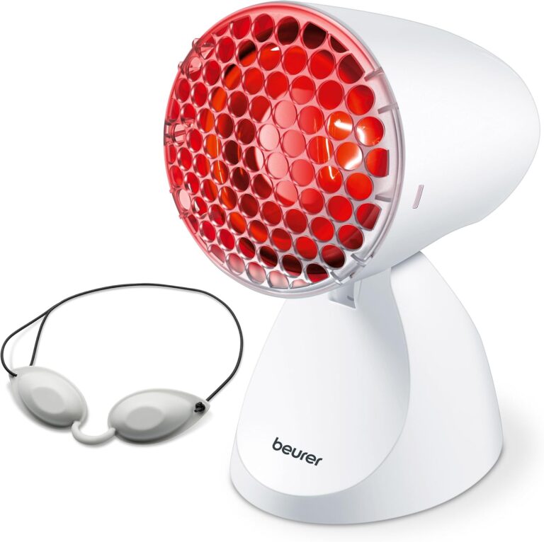 Beurer IL 11 Infrared Lamp with Protective Grille - Medical Device with Soothing Heat for Cold and Muscle Tension