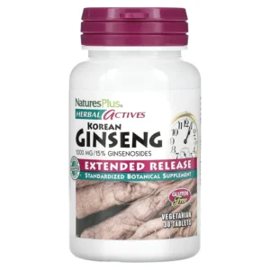 Natures Plus Korean Ginseng Extended Release 1000mg 30 tablets