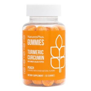 Natures Plus Turmeric Curcumin Peach Flavour, 60 gummies