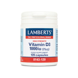 Lamberts Vitamin D3 1000IU (25μg), 120capsules