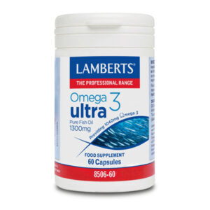 Lamberts Omega 3Ultra Pure Fish Oil 1300mg, 60capsules
