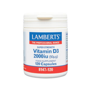 Lamberts Vitamin D3 2000iu, 120capsules