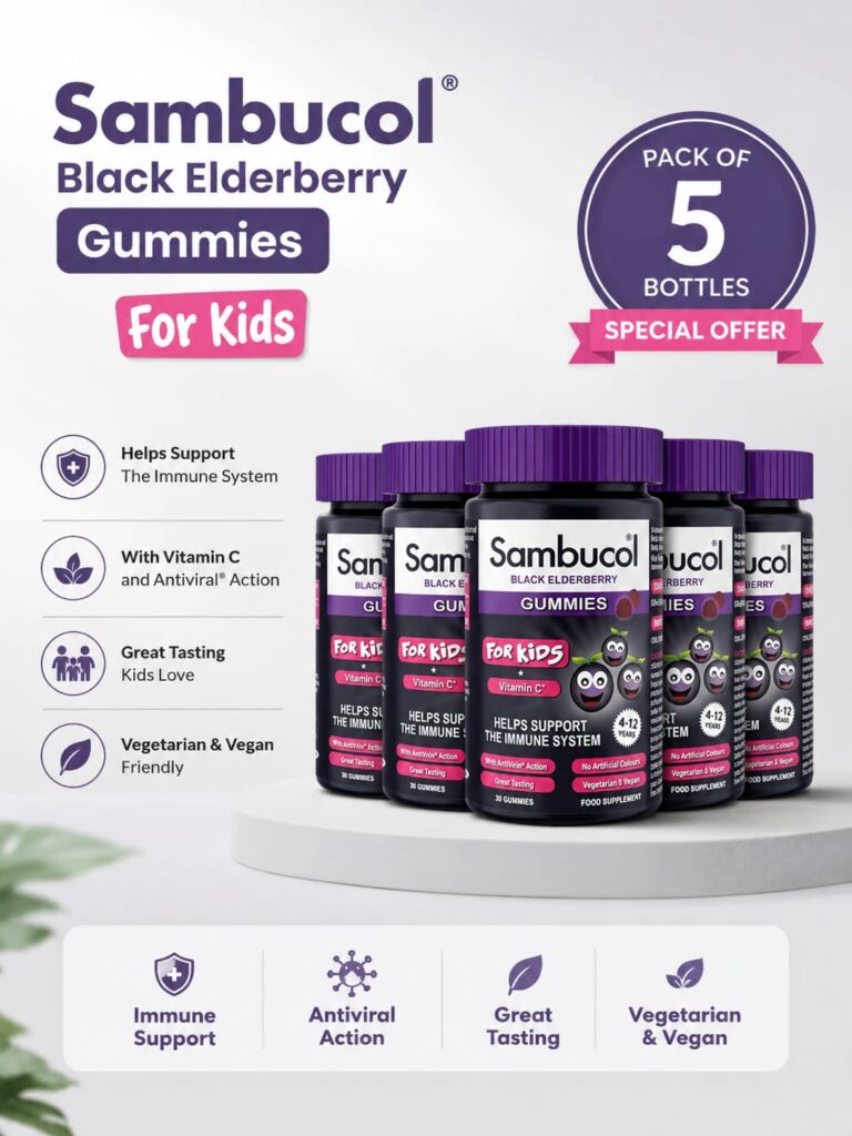 Sambucol Kids Gummies 30 - Pack of 5
