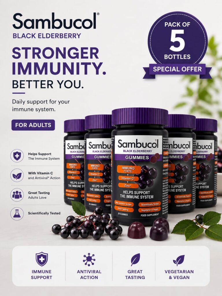 Sambucol Adult Gummies 30 - Pack of 5